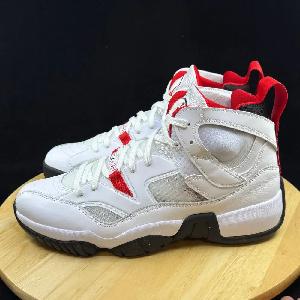 Air Jordan Jumpman Two Trey White Black Red Retro Shoes DO1925-160 Men Size 10.5